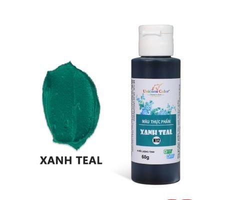 Màu Unicorn Siro 60gr XANH TEAL