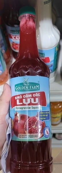 Siro Golden Farm đậm đặc LỰU 700ml - 12c/T