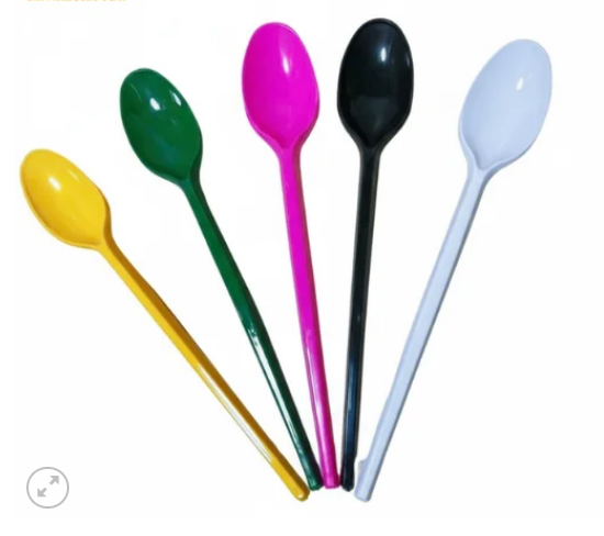 Muỗng nhựa dài trà sữa - bịch 50c