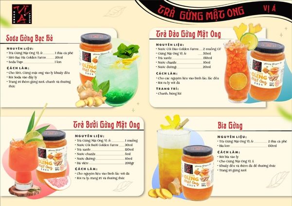 Trà Mật Ong nhiều vị 100ml