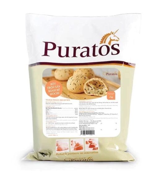 Bột trộn bánh mì Mochi Puratos 1kg*10gói