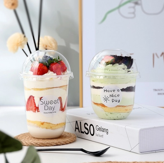 Ly nhựa nhỏ cafe chè 360ml - 50c x 20 cây