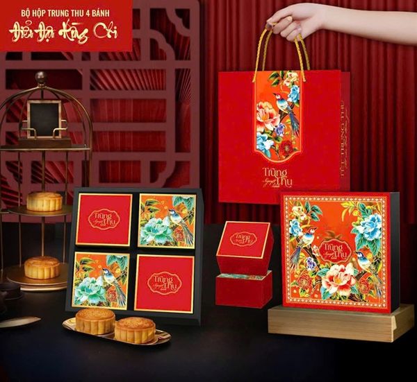 Hộp trung thu 4B HỒNG CHI 150-250g