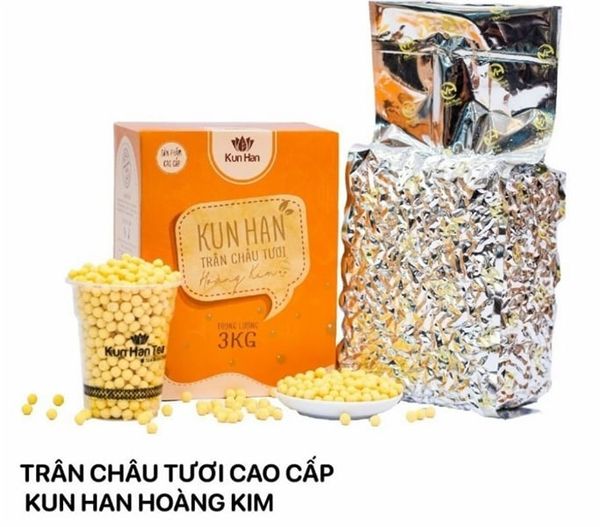 Trân châu Kunhan Hoàng Kim gói 3kg - 6g/T