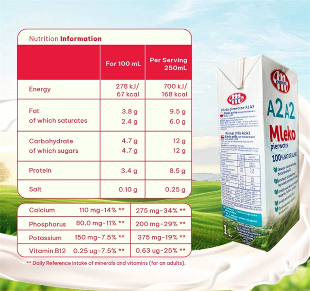 Sữa tươi A2 A2 - 12h/T
