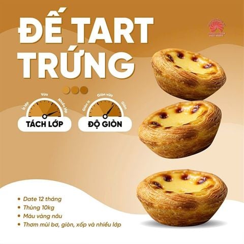 Đế Tart trứng Macreme 22c