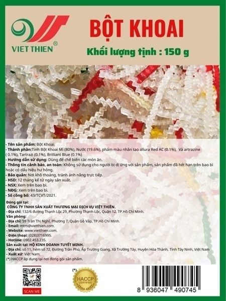 Bột Khoai Việt Thiên - 150gr