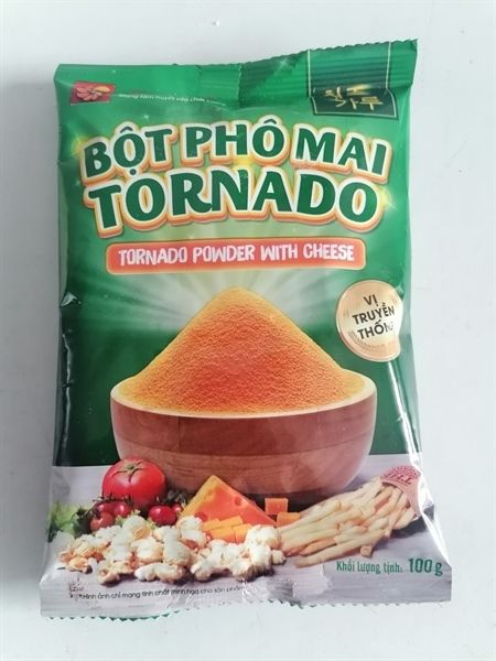 Bột Phomai Tornado gói 1kg - 15g/T