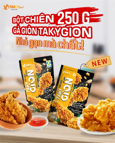 Bột chiên gà giòn Tài Ký 250gr - 24g/T