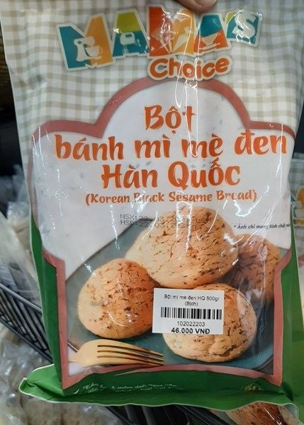 Bột mì mè đen Hàn Quốc 500gr