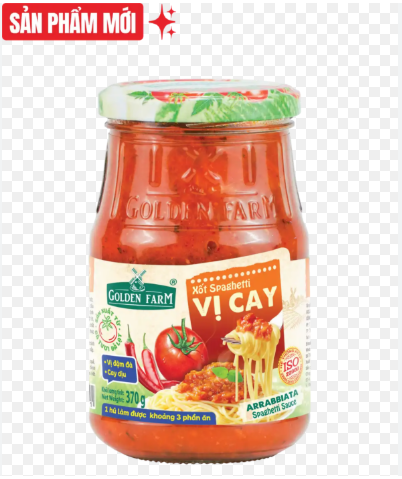 Xốt Golden Farm Spaghetti VỊ CAY 370gr - 12h/T