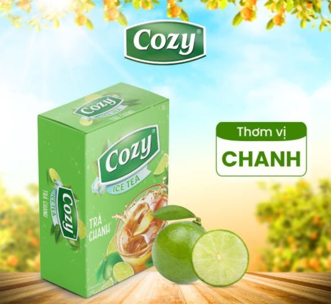 Trà Cozy hoà tan CHANH 16 gói - 30h/T