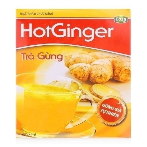 Trà Cozy hoà tan GỪNG 20 gói - 30h/T