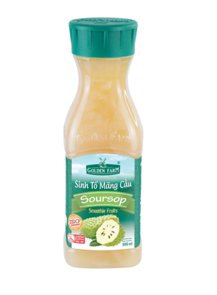 Sinh tố Golden Farm 500ml MÃNG CẦU - 24c/T