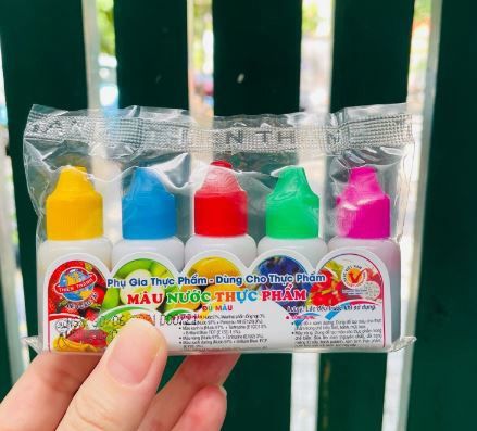 Set 5 màu nước thực phẩm Thiên Thành - 200 set/T