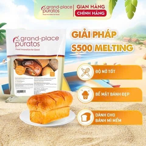 Phụ gia bánh mì ngọt S500 Melting 1kg*10gói