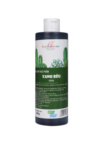 Màu Unicorn Siro 600gr XANH RÊU UB16