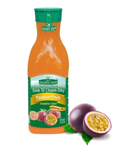Sinh tố Golden Farm 1L CHANH DÂY KO HẠT - 12c/T