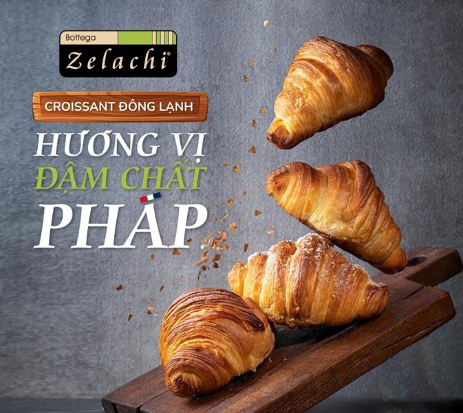 Bánh Croissant Zelachi 60gr*9 con