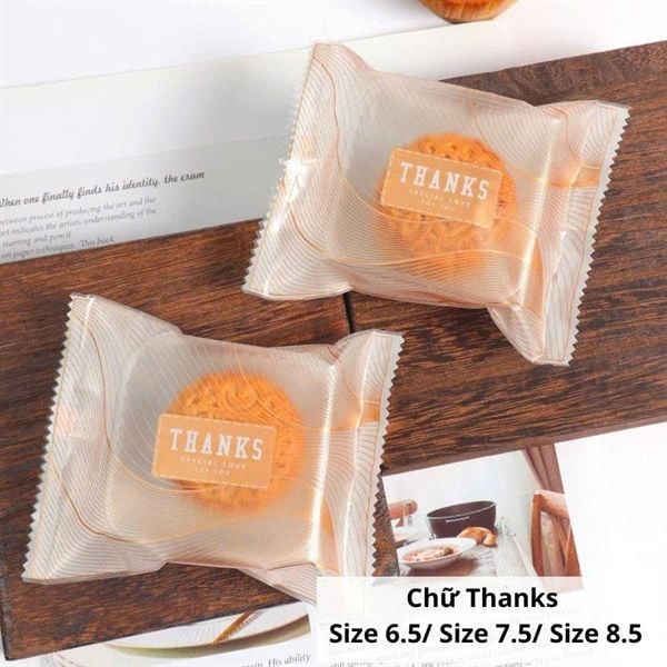 Túi trung thu hàn 50g size 6 chữ Thanks