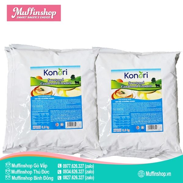 Sữa đặc Koneri gói 2.5kg - 8g/T