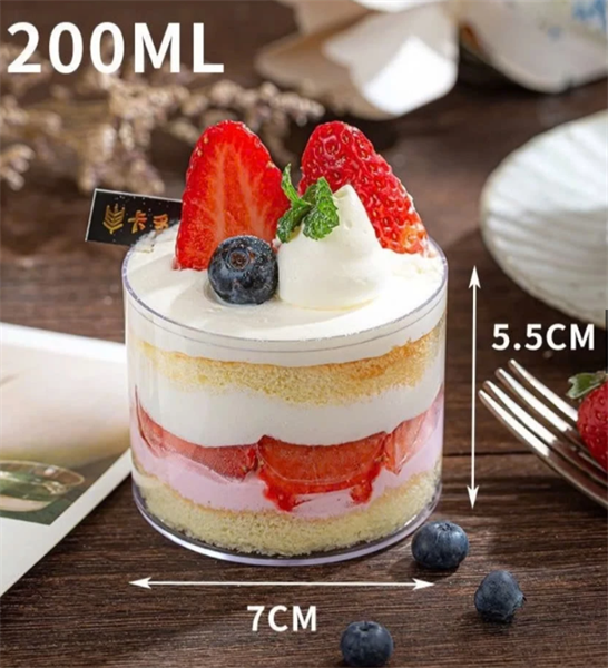 Ly Mousse nhựa cứng tròn GD2017 - 450c/T