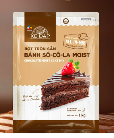 Bột bông lan Socola Moist Xe Đạp 1kg - 20g/T