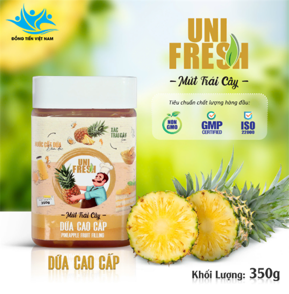 Mứt Unifresh 350gr DỨA - 20h/T