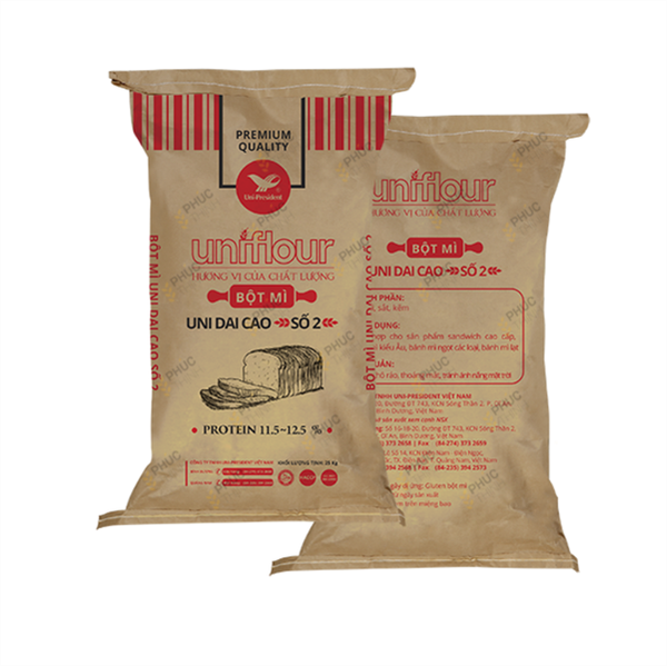Bột Uniflour DAI CAO số 2 - Bao giấy 25kg