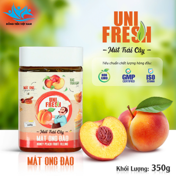 Mứt Unifresh 350gr ĐÀO - 20h/T