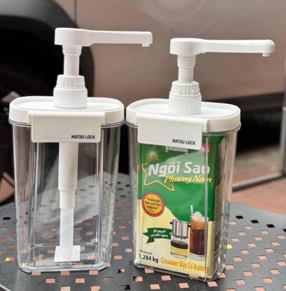 Bình bơm sữa đặc 1.6L 10ml