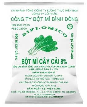 Bột mì Cây Cải Xanh Lá 8% - bao 25kg