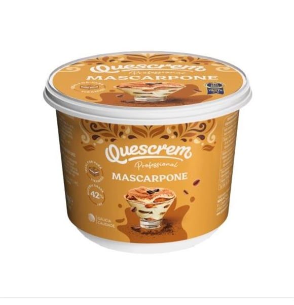 Mascarpone Quescream 42% hộp 500gr - 6h/T