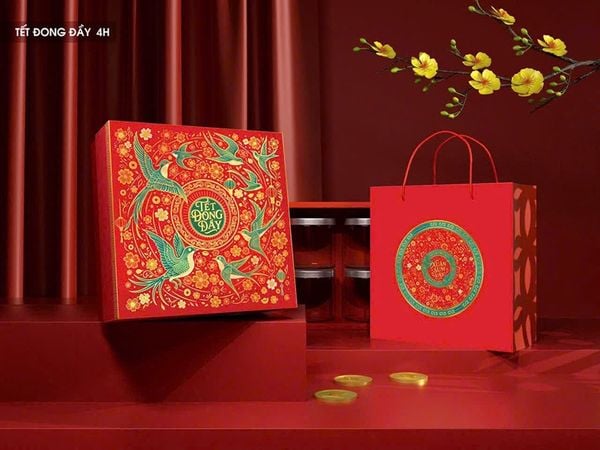 Hộp Tết TẾT ĐONG ĐẦY 4H
