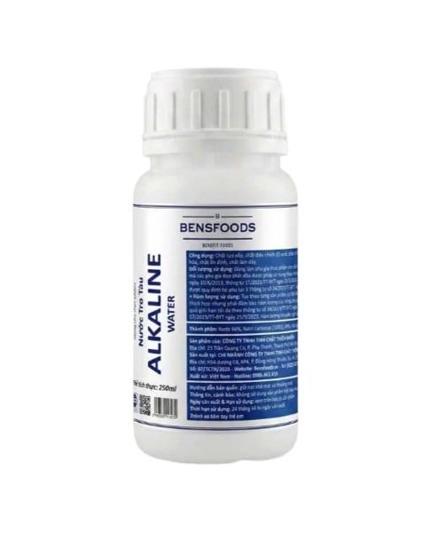 Nước Tro Tàu Alkaline 250ml * 20c/T