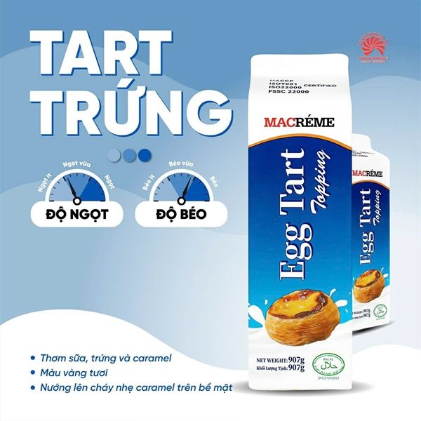 Kem trứng nguyên bản Macreme 1L - 12h/T