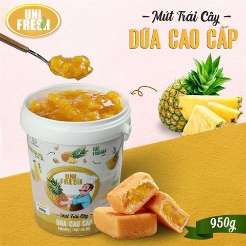 Mứt Unifresh 950gr DỨA THƠM - 12h/T