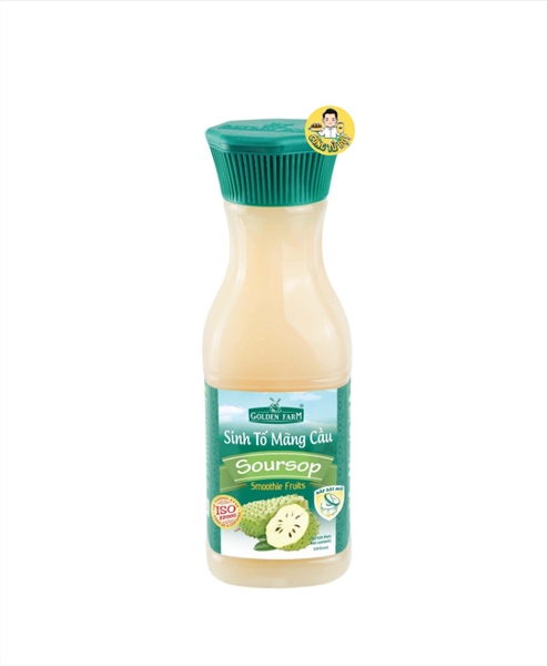 Sinh tố Golden Farm 500ml MÃNG CẦU - 24c/T