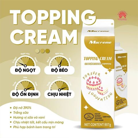 Topping Macreme Gold Buttons 1L - 12h/T