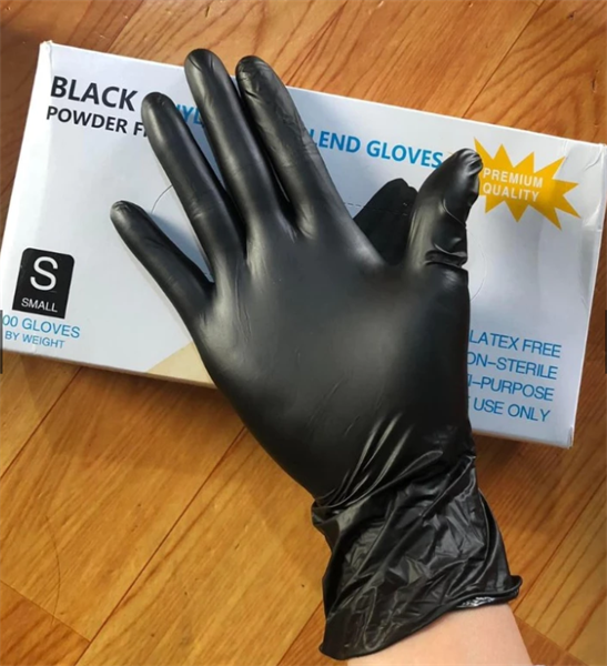 Bao tay ĐEN Vinyl Size M 100c - 10h/T