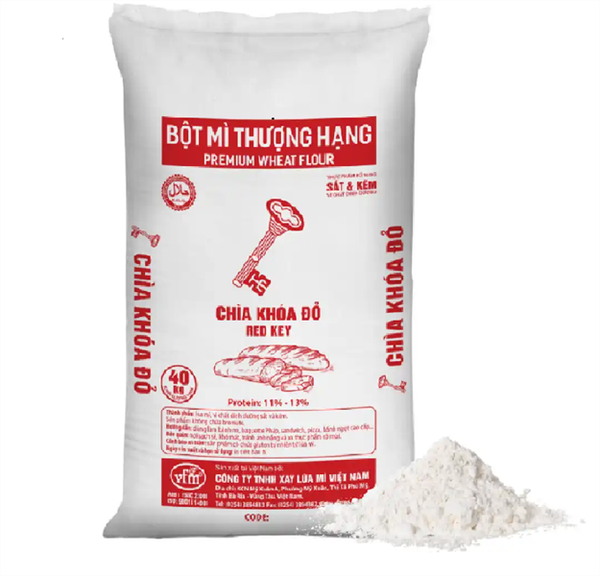 Bột mì Chìa Khoá Đỏ bao 25kg 11-13%