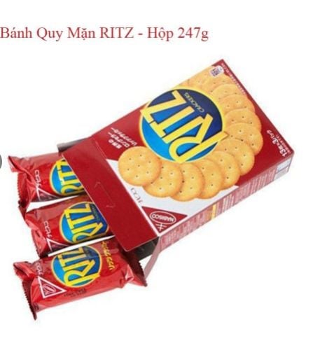 Bánh quy mặn RITZ VỊ BƠ 247g * 10 hộp/T