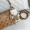 Túi S66T đeo chéo Happy Heart 2 dây, CHR S66-48 / 22 x 15 / TRẮNG KEM