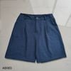 Quần đùi ống rộng xuất Hàn / Size: S / XANH THAN