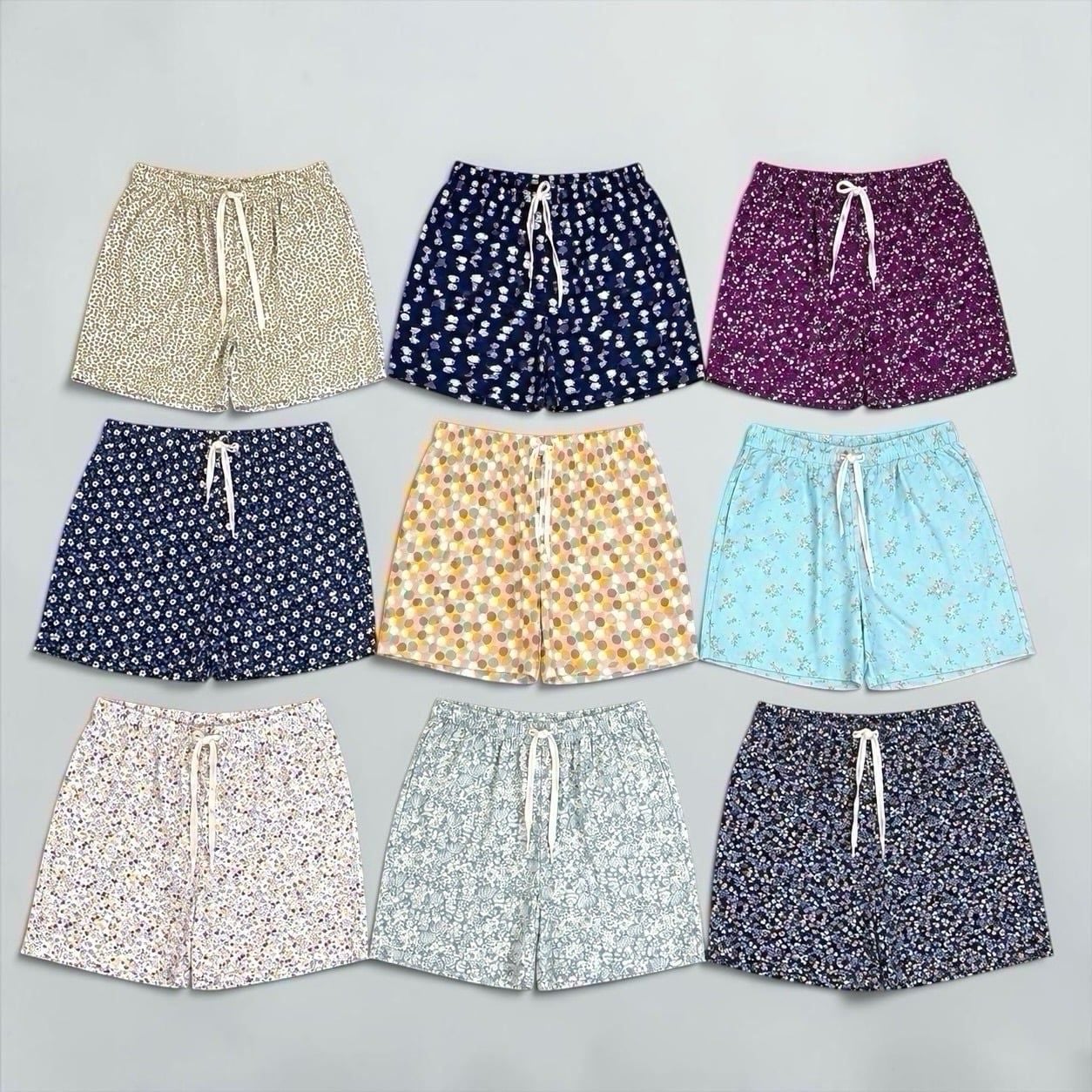 SET 3 quần đùi mặc nhà cotton H47 / MIX NGẪU NHIÊN ( 2-3 MÀU )