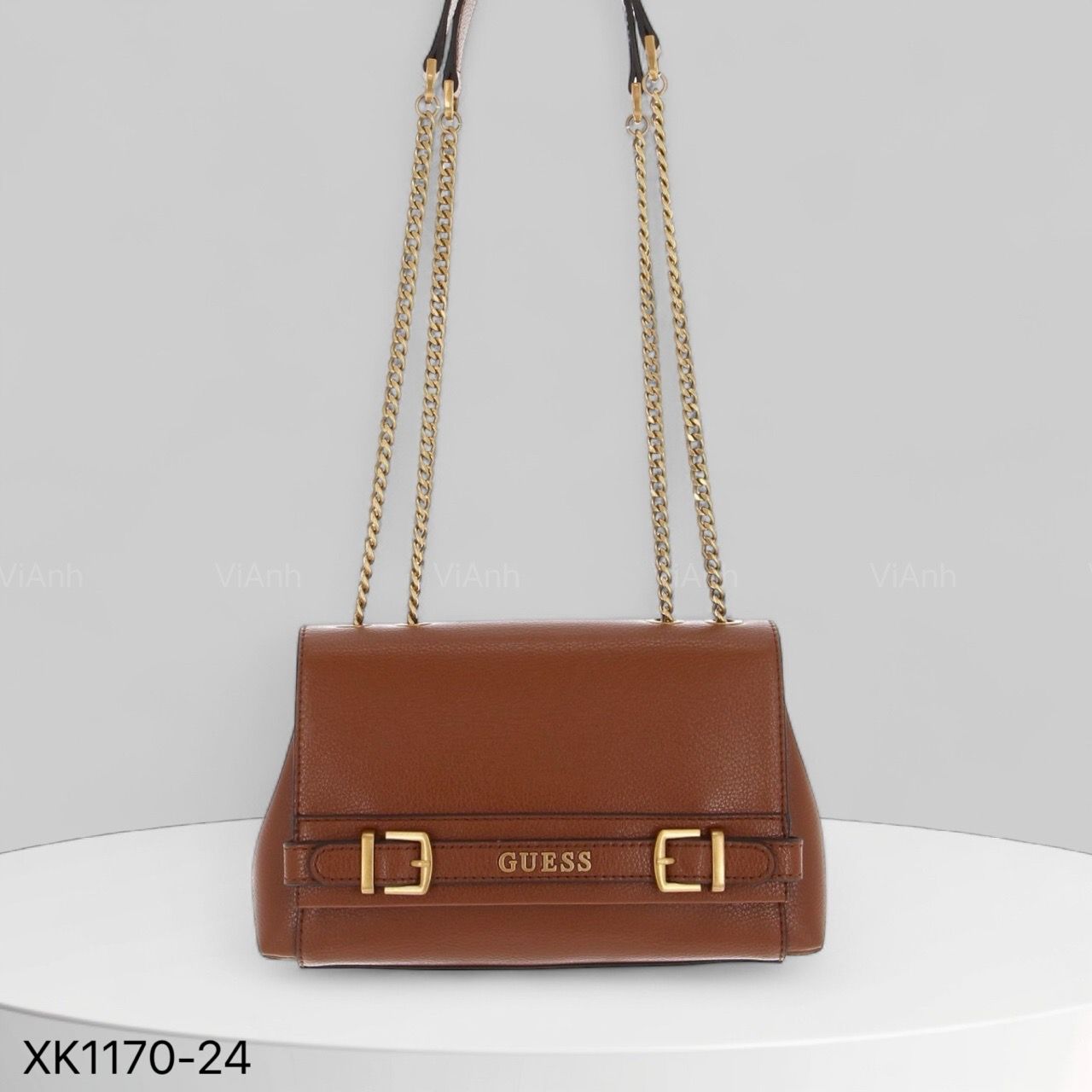 Túi xách X70 xuất Âu chữ nhật đeo chéo XK1170 / 27x25 / NÂU