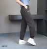 Quần jogger Q22 cạp chun style Hàn A6122 / NÂU ĐẬM