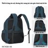 Balo vải dù nhiều ngăn XK1408 / 30x40 / D8 đen , X8 xanh , T8 trắng kem