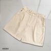 Quần đùi ống rộng xuất Hàn / Size: S / BE KEM