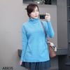 Áo len cao cổ xuất Hàn / V2 xanh than , V3 nâu nhạt , V4 đen , V5 xanh nhạt , V6 nâu đậm , V7 xanh lá , V8 trắng kem , V9 xanh đậm